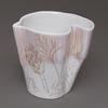 "Seed Collection"  pitcher, slip cast porcelain with mishima decoration.